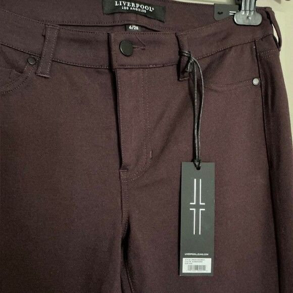 Liverpool Madonna Skinny Pant Aubergine Size 6/28 Retail $88 NWT *** - Picture 5 of 7